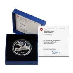 20 CHF Switzerland Steamship Uri PROOF 2017