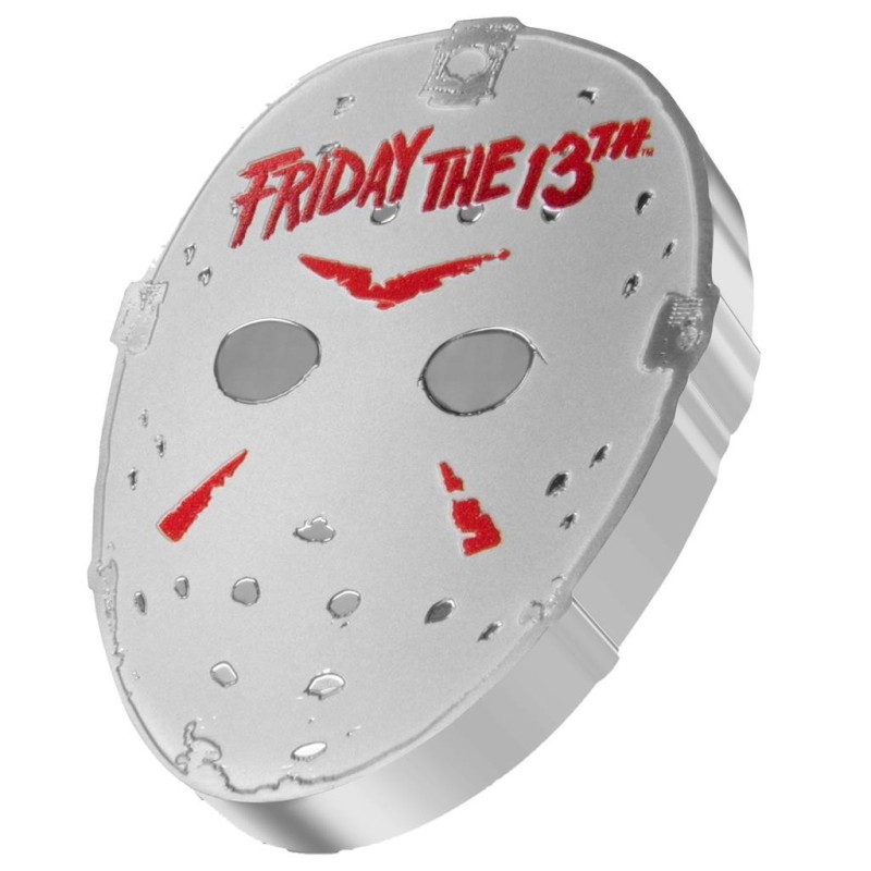 1 oz Friday the 13th Jasons Hockey Mask PROOF