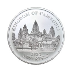 1 oz Lost Tigers of Cambodia 2024 BU (3.)