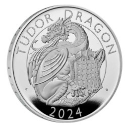 1 oz Royal Tudor Beasts - Royal Dragon 2024 PROOF