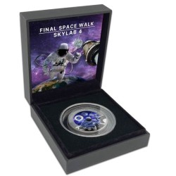 Titanium coin 1 oz NASA Final Spacewalk SKYLAB 2 Cedis 2024