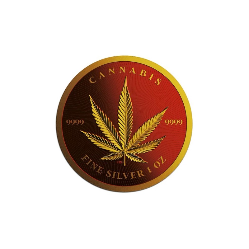 Royal red 1 oz CANNABIS 2024 CHAD gilded