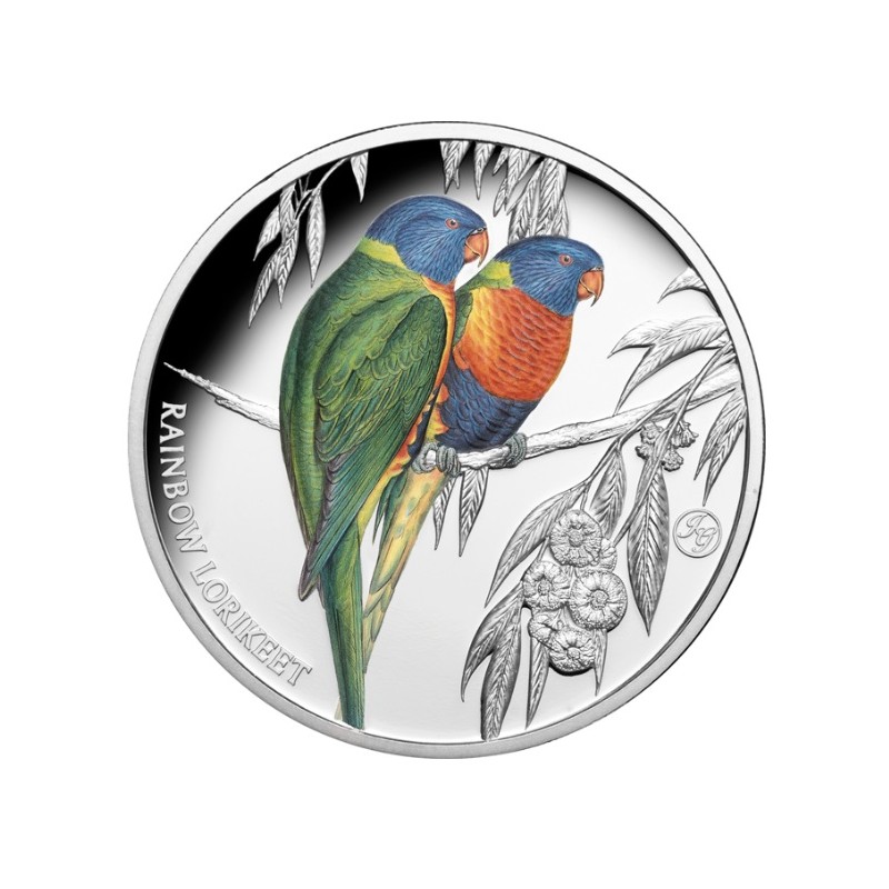 1 oz RAINBOW LORIKEET 2024 NIUE PROOF PRIVY