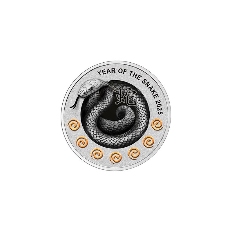 1/2 oz Lunar snake - 7 elements NIUE 2025 PROOF