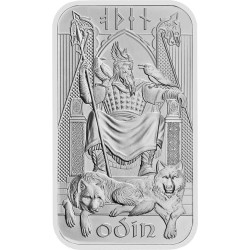 10 oz silver bar ODIN - NORSE GODS .9999Ag The RoyalMint