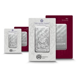 10 oz silver bar ODIN - NORSE GODS .9999Ag The RoyalMint