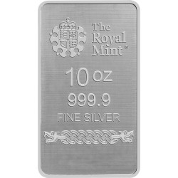 10 oz silver bar ODIN - NORSE GODS .9999Ag The RoyalMint