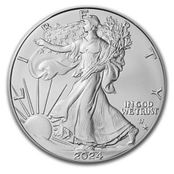 1 oz Silver American Eagle 2024 PRIVY STAR Apmex (MD Premier + PCGS FirstStrike®)