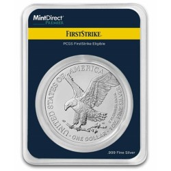 1 oz Silver American Eagle 2024 PRIVY STAR Apmex (MD Premier + PCGS FirstStrike®)