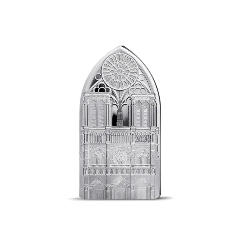 10 EUR Znovuotevření NOTRE-DAME FRANCIE 2024 shaped