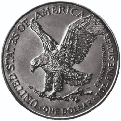 1 oz Dragon of Power American Eagle 2024 Ag kolorovaná HM