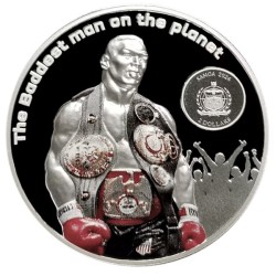 1 oz Mike Tyson The Baddest man 2024 Samoa PROOF Ag