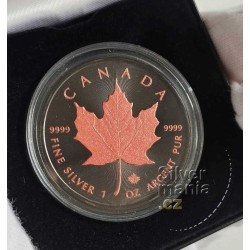 1 oz Maple Leaf RUBY + Black RU 2023 ST