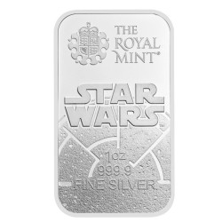 silver bar 1 oz STAR WARS Dark side bars .999 Ag