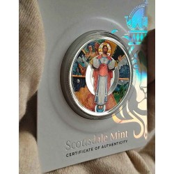 1 oz JESUS The Creator SAMOA 2024 colored Ag