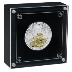 1 oz Lunar Snake 1$ AUSTRALIA 2025 gilded+box ST