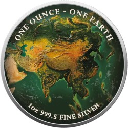 1 oz Continents - Asia Fiji 2022 color+UV efekt