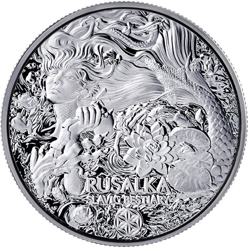 1 oz Slavic Bestiary Rusalka 2023 BU s certifikátem Ag HM