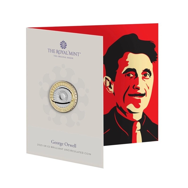 blister 12 g 2 Pounds George Orwell UK 2025 CuNi