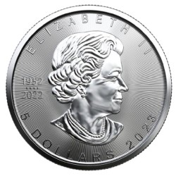 1oz Maple Leaf Merry Xmas Vánoční vlak 2023 CANADA Ag