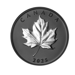 20 CAD 1 oz Elegant Maple leaf CANADA 2025 Black rhodium