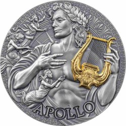 2 oz Apollo Great Greek Mythology 2025 Kamerun 2000francs