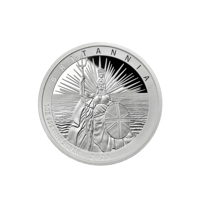 1 oz coin Britannia 2025 PROOF silver coin 2 Pounds .9999Ag