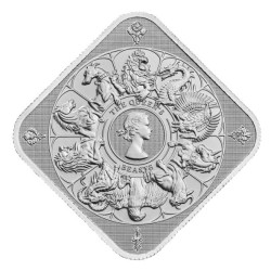 silver bar 1 oz Queen´s Beast (Completer) .9999Ag