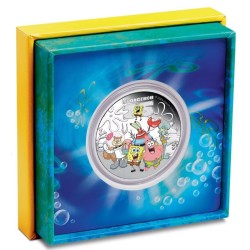 1 oz Spongebob and Friends 2024 Tuvalu PROOF color ST