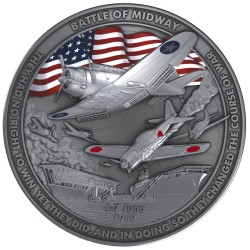 2 oz Battle of Midway LIBERIA 2025 Prooflike