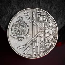 stříbrná 2 oz Fukushima série lidské tragédie 2025 Niue $5 (4.)