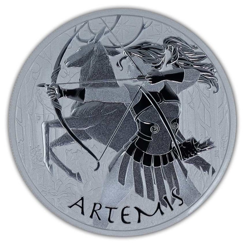 1 oz Gods of Olympus ARTEMIS 2023 BU (8.)